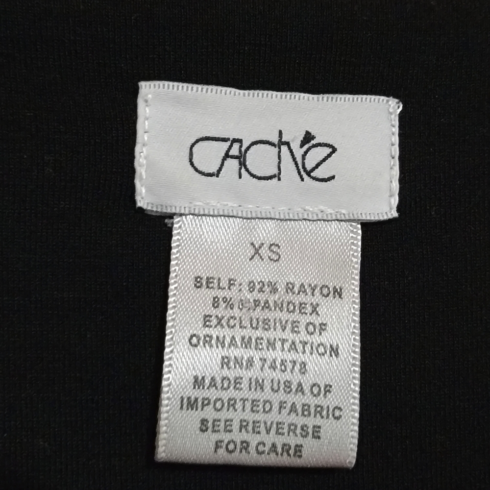 Cache| Embroidered Floral Flutter/ Bell Sleeve Bl… - image 5